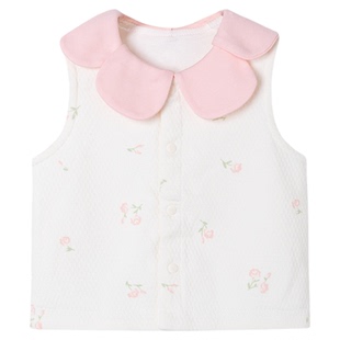 考拉蒂尔 婴儿马甲春秋外穿儿童背心马夹女宝宝坎肩秋装小外套