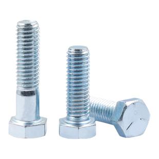 现货英美制5级高强度外六角头螺栓5/16镀锌美标螺丝3/8UNC螺钉1/2