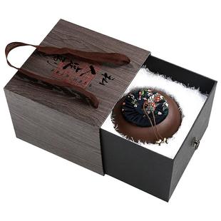 紫砂茶叶罐陶瓷茶叶包装礼盒通用红茶花茶包装黑枸杞包装盒子印字