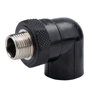 顶建 PE热熔不锈钢外丝外牙20 25 32 40 50 63接头连接 外丝弯头