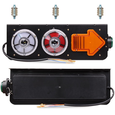 高亮防水刹车爆闪尾灯可转向流水