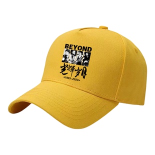 黄家驹BEYOND别安乐队纪念衫帽子男女休闲鸭舌帽户外骑行棒球帽