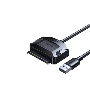 绿联sata转usb3.0易驱线硬盘连接线外接线2.5/3.5英寸机械硬盘转接线读取器硬盘盒外接电脑