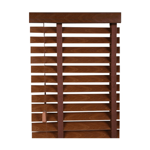 仿实木纹百叶窗帘卷帘环保厨房卫生间浴室厕所防水防霉阳光房遮光