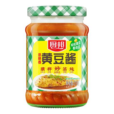厨邦+黄豆酱+210g+家用瓶装