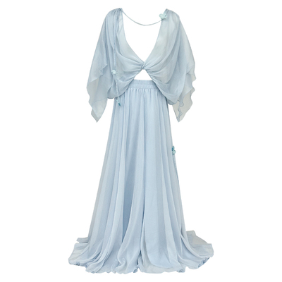 叶落清舞仙气飘逸演出服装