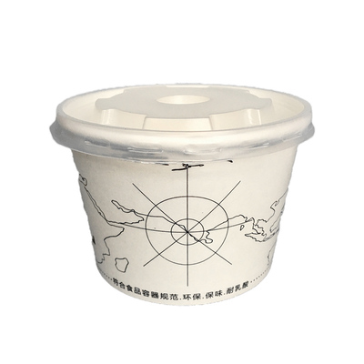 一次性小纸碗带盖圆形小号炒酸奶