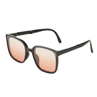 鞠婧祎同款觅橘防晒墨镜可折叠腮红眼镜太阳镜大框防紫外线显脸小