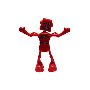 上链发条机器人儿童搞怪跳舞劈叉小人宝宝创意摇摆怀旧益智玩具