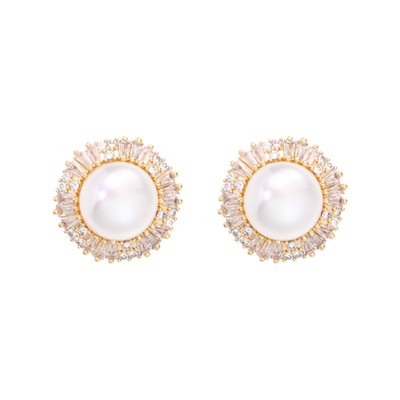 special淡水珍珠S925银针耳钉女