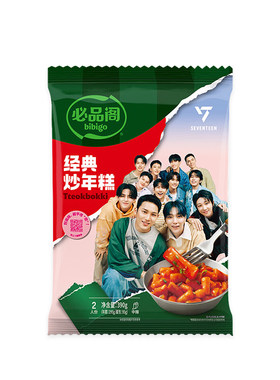 必品阁经典炒年糕390g袋装火锅食材速食方便食品内含料包