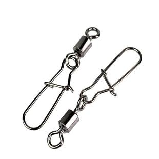 美式八子环路亚转环 不锈钢别针8字环连接器钓鱼扣针垂钓小配件