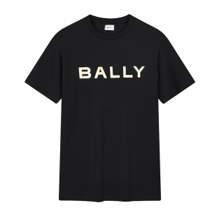 Bally/巴利海外直邮 男士潮牌奢华烫金纯棉短袖T恤 MJE04T CO018