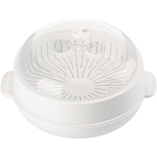 茶花微波炉蒸笼家用加热专用碗食品级蒸锅神器饭盒容器蒸屉饭煲