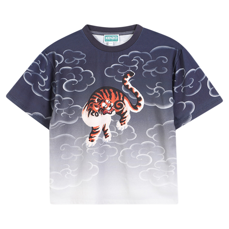 【2025秋冬新品】KENZO KIDS童装儿童休闲印花短袖T恤K61488