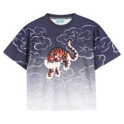 【2025秋冬新品】KENZO KIDS童装儿童休闲印花短袖T恤K61488