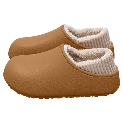 防水棉拖鞋女士冬季包跟外穿