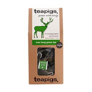 teapigs茶猪猪毛峰绿茶黄山冷泡茶英国进口口粮茶三角茶包袋泡茶