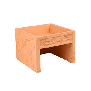 乌龟躲避屋晒台爬台黄缘龟专用陶土洞穴爬宠角蛙窝饲养箱造景用品