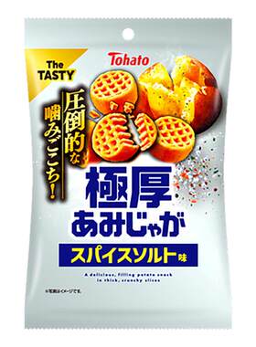 日本桃哈多超厚网格薯片6包包邮