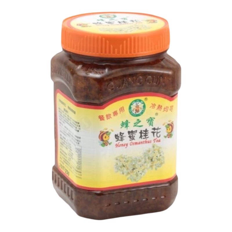 蜂之宝 蜂蜜桂花茶1公斤桂花清香滋润喉咙花果茶饮蜂蜜调味进口版