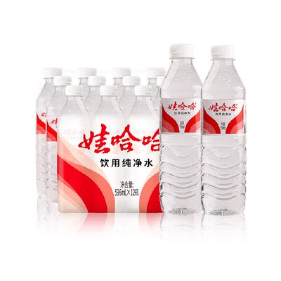 娃哈哈纯净水爽口596ml*24瓶