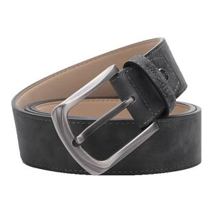 ellehomme新款真皮腰带男款复古时尚针扣皮带男士礼物年轻人裤带