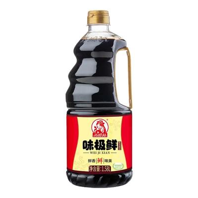 【超秒】巧媳妇味极鲜家用凉拌炒菜提鲜增香酿造生抽酱油1.58L