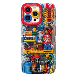 马里奥适用苹果17手机壳卡通新款iPhone16promax苹果13的12全包15pro外11硅胶14plus防摔x软保护套xr挂绳十六