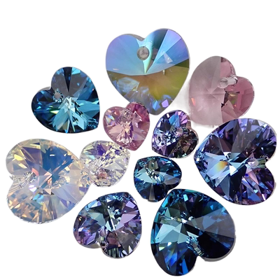 施华洛6228爱心形吊坠DIY材料包