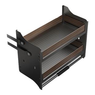 吊柜升降拉篮400高柜450上柜下拉式500调味瓶800铝合金650升降机