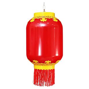 户外防水亚克力LED长冬瓜灯笼酒店装饰塑料广告亮化连串红灯笼灯