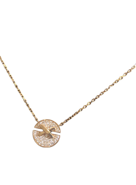 尚美伯爵K金交叉锁骨链