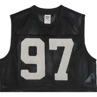 滔搏puma彪马女子ROSÉ Relaxed复古篮球风休闲无袖T恤63380401