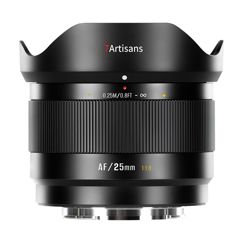 七工匠三剑客自动对焦镜头25mm/35mm/50mmF1.8微单定焦镜头