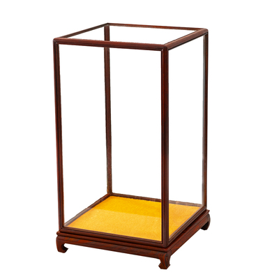 红酸枝防尘罩玻璃罩展示盒