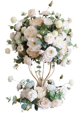 仿真花艺婚礼橱窗摄影道具摆件