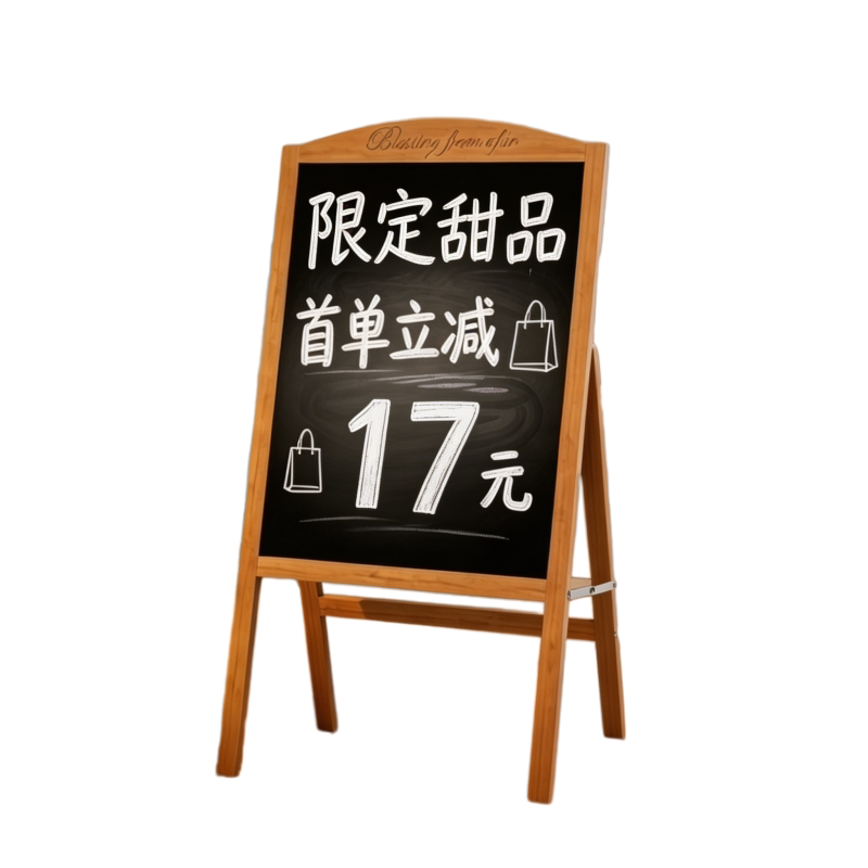【门店专用】可擦写黑板广告牌摆摊小黑板店铺用商用手写展示牌