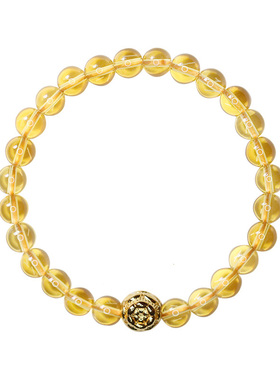 手串水流圆珠7mm净度十一月生辰