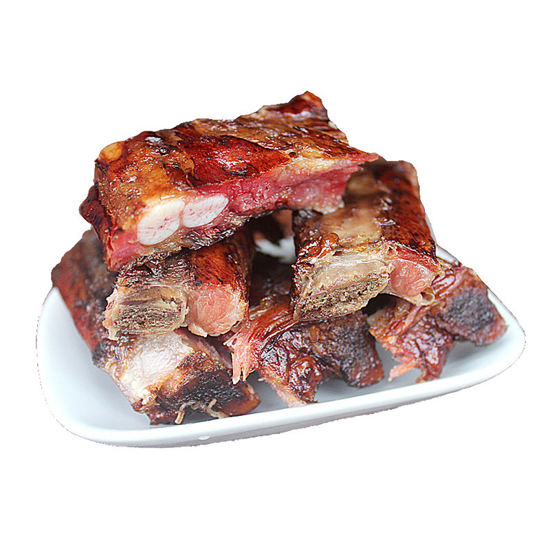 四川特产柴火烟熏排骨腊肉