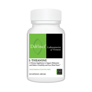 Davinci达文启实验室茶氨酸 缓解焦虑多巴胺舒缓情绪烦躁压力睡眠