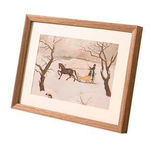 实木相框定制挂墙画框空框装裱24任意尺寸a4外框8k拼图A3照片框架