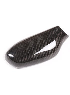 适用于18-21款宝马X3X4567系GT碳纤维排挡盖翻毛皮档把套改装内饰