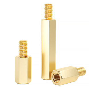 铜柱单头六角铜柱单通螺丝柱电路板接线螺柱机箱主板隔离柱M3M4