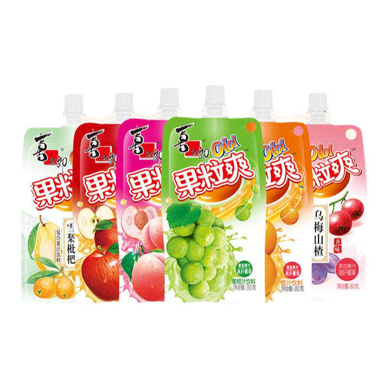 果粒爽果粒爽350g喜之郎可吸果冻