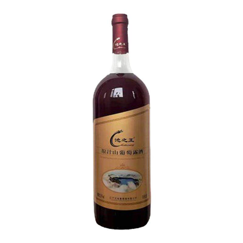 池之王葡萄酒红酒大白瓶原汁山葡萄佳酿大瓶甜酒红葡萄酒1.5升瓶