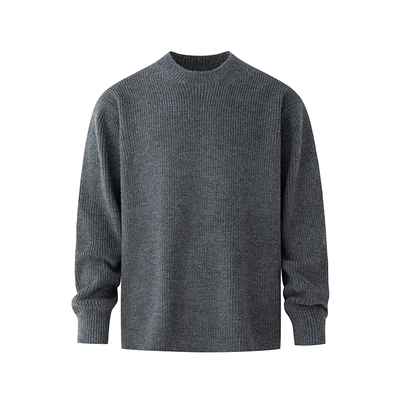 MRCYC简约风圆领套头毛衣男冬季