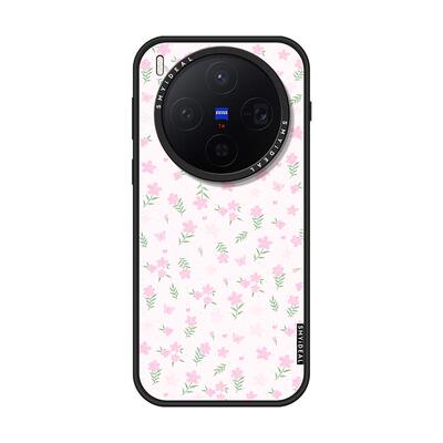 SMYIDEAL思茉伊适用vivox300手机壳x300pro磁吸新款200promimi满屏碎花ultra不会撞壳oppofindx9少女风findx8