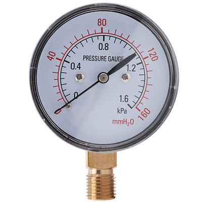 伊莱科膜盒压力表75100真空