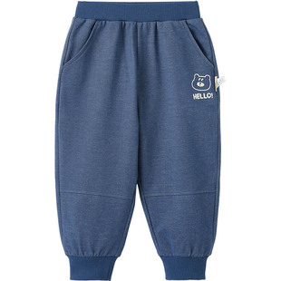 【跑跑裤】博睿恩男女宝宝休闲运动裤春款儿童百搭幼儿园裤子